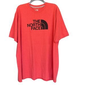 The North Face Shirt Mens 2XL Red Classic Fit Short Sleeve Logo Outdoor Tee